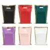 Handle Plastic HDPE Shopping Bags with Valve Sealing Multi-Color Patterns