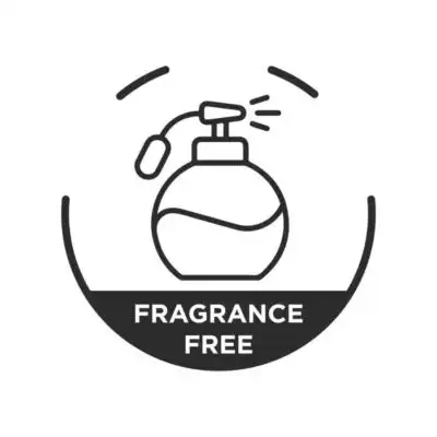 Fragrance Free Black Circle Stamp No Fragrance For Cosmetics Packaging Instructions Black Label Badge Icon Vector