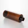 250ml Amber Plastic Rectangle PET Shampoo Bottle – Empty Cosmetic Container