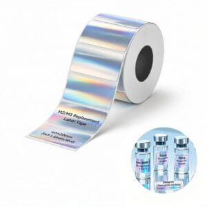 NIIMBOT M2/M3 EL40x20mm– 345 Labels/Roll Laser Holographic Thermal Transfer Labels