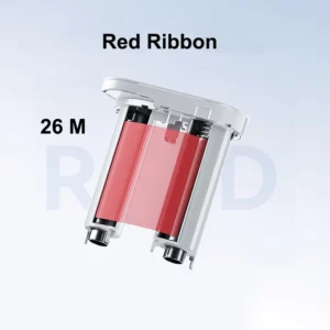 NIIMBOT M3 Red Ribbon  M3RR76-26  Replacement Refill Tapes, Up to 26 Meters