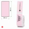 NIIMBOT D101 25x50mm– 125 Labels/Roll Pink Thermal Labels