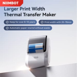 NIIMBOT M3 3-Inch Bluetooth Thermal Transfer Label Printer – 300 DPI Professional Business & Shipping Label Make - Image 5