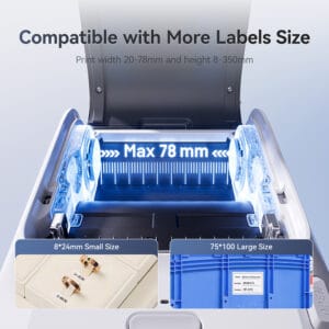 Alternative view of NIIMBOT M3 3-Inch Bluetooth Thermal Transfer Label Printer – 300 DPI Professional Business & Shipping Label Make