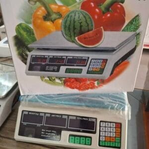 30KG Electronic Price Computing Scale – Rechargeable Digital Platform Scale KG/LB