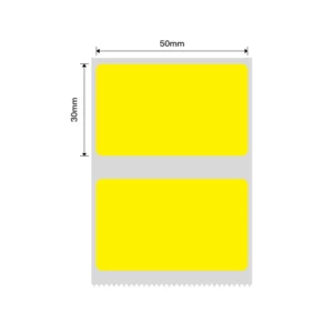 NIIMBOT B Series 50x30mm–230 Labels Yellow Thermal Labels
