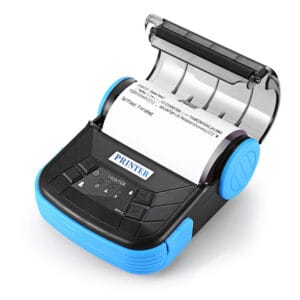 80mm Portable Bluetooth Thermal Receipt Printer – 3 Inch POS Printer