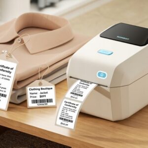 Alternative view of NIIMBOT K3 T50x90mm–340 Labels White Thermal Labels