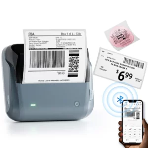 Alternative view of NIIMBOT B4 4-Inch Bluetooth Thermal Label Printer – 203 DPI
