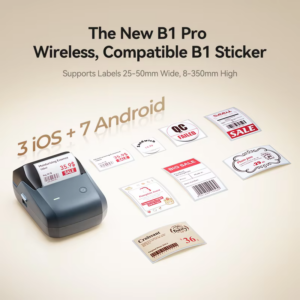 NIIMBOT B1 Pro Smart Label Printer – 300dpi Two-Color Thermal Label Maker - Image 4