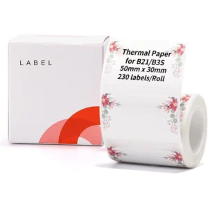 NIIMBOT B Series 40x20mm–320 LabelsSpring Flower Thermal Labels