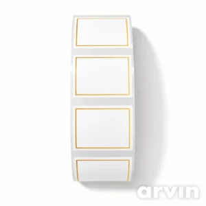NIIMBOT K3 45×35mm–340 Labels White Thermal Labels with Gold Border