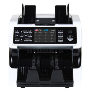 Alternative view of AL-920 Dual CIS Multi-Currency Money Counting Machine with Counterfeit Detection