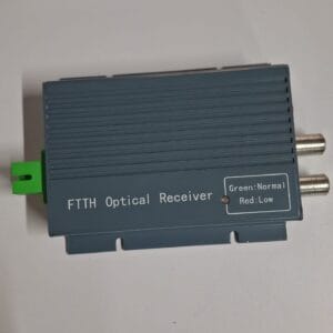 OR3002 FTTH Optical Receiver with WDM – SC/APC, Dual RF Output, DC 5V
